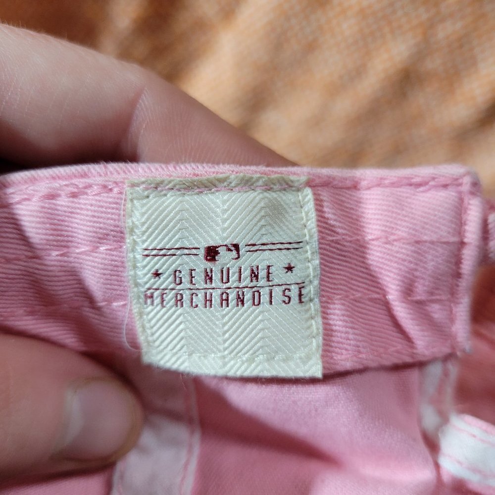 '47 Kids Pink Baseball Cap with Black Letter (Boston) - Picture 8 of 9